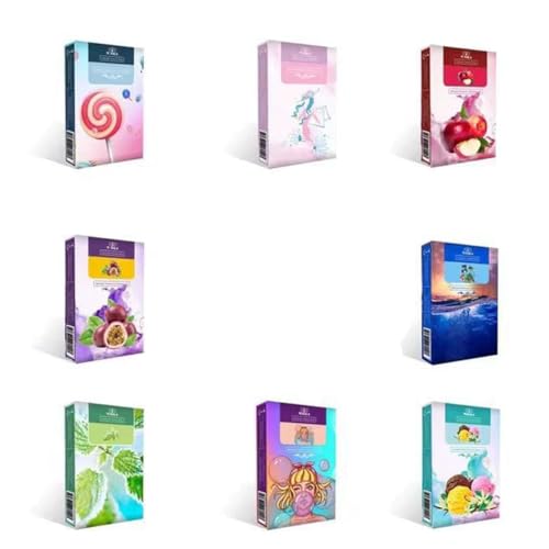 フレーバー シーシャ MOHALA Shisha Friut, Hookah Flavors 5×50g 250g ランダム・フレーバー Tobacco & Nicotine Freeモハラ アメリカ ニコチン無し