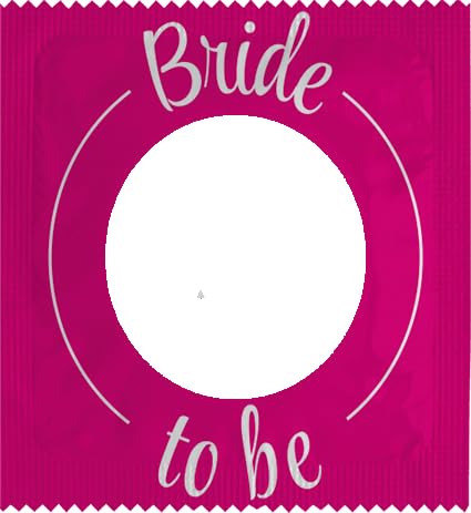 CALLVIN Bride to be | Préservatifs Personnalisables | 5 Préservatifs Pré customisé | Personnalisations Amusante et Totale | Idée de Cadeau Drôle | En Latex Fin et Résistant