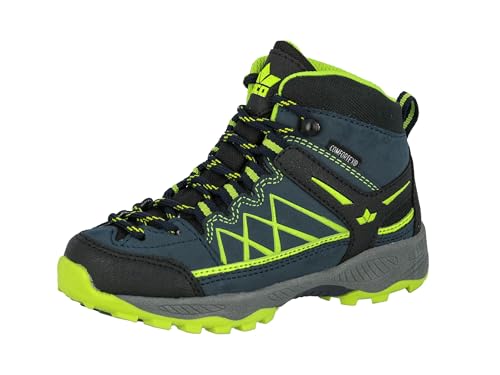 Lico Jungen Griffin High Cross-Laufschuh, Marine Schwarz Lemon, 31 EU