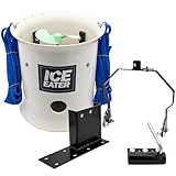  Ice Eater Submersible Pond & Lake Deicer with Dock Mount for Shoreline & Marinas, Winter Water Pump for Circulation & Aeration, P1000 1 HP - 100 Ft Cord 