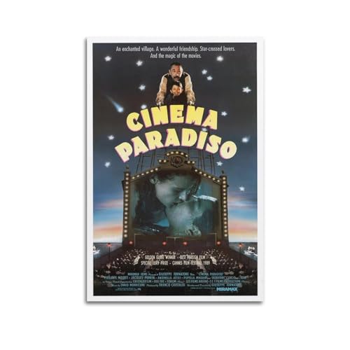 VZRSQZK Cinema Paradiso Filmposter, dekoratives Gemälde, Leinwand-Wandposter und Kunstdruck, modernes Familienschlafzimmer-Dekor-Poster, 20 x 30 cm VZRSQZK Cinema Paradiso Filmposter, dekoratives Gemälde, Leinwand-Wandposter und Kunstdruck, modernes Familienschlafzimmer-Dekor-Poster, 20 x 30 cm