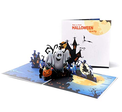 ANEWISH 3D Carta di Halloween Biglietto di Auguri