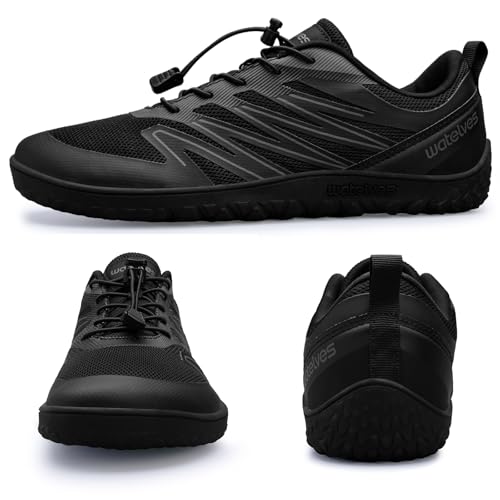 Image of WateLves Barefoot Shoes Men Women Wide Width Minimalist Zero Drop Shoes Trail Running Walking Sneakers