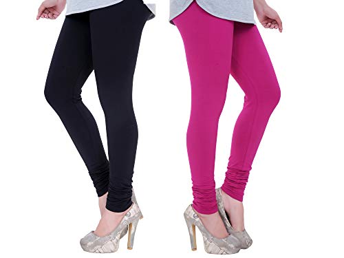 Image of Plus Size Churidar Leggings for Women & Girls Combo (Pack of 2)