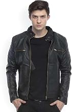 Leather Retail Men's Faux Leather Standard Length Jacket