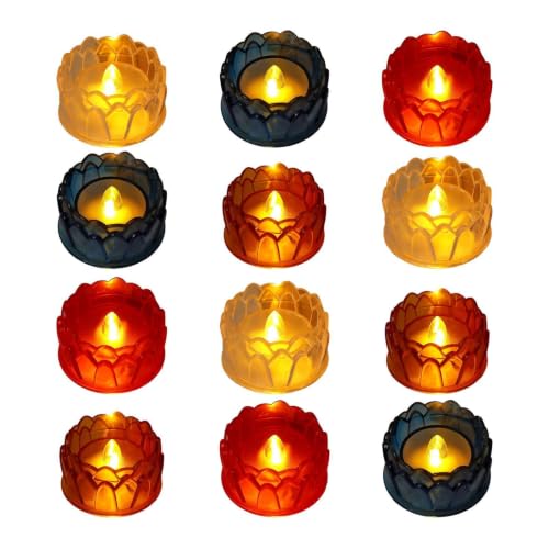 Bougies LED en fleur pour centre de table de mariage, fête d'anniversaire et restaurant