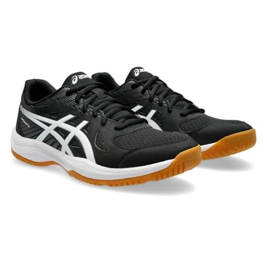 ASICS Upcourt 6, Sneaker Hombre, Negro Blanco, 42.5 EU