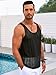 Runcati Mens Sleeveless Tank Tops Knitted Crochet See Through Hollow Out T-Shirts Muscle Summer Beach Hippie Shirts Black