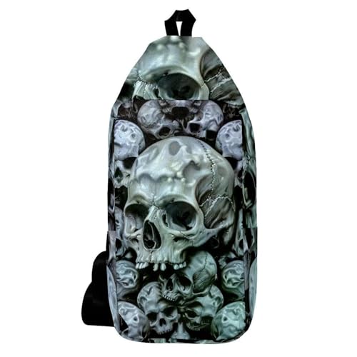 Sac à dos effrayant crânes humains léger pour vos mains libres