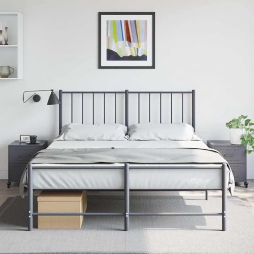 Table de chevet anthracite gain de place pour ranger la chambre efficacement - 3