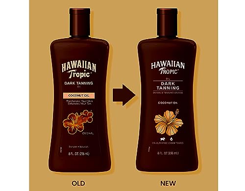 Hawaiian Tropic Dark Tanning Oil Original 8 oz (Pack of 2) - Thumbnail 5