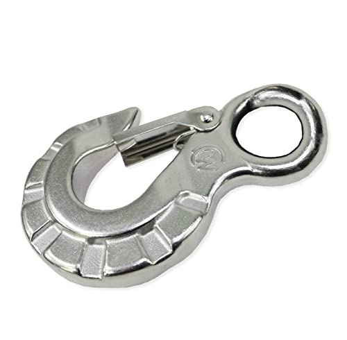 Wavesrx Stainless Steel Winch Hook Replacement For Boat Or Jet Ski Trailer Winches | Made From 100% Marine Grade 316 Ss | Long Lasting Rust-Free Solution To Replace Your Old And Rusty Winch Strap Hook #TOP13