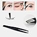 BODYHEALT Slant Tip Tweezer Stainless Steel for Precision Eyebrow, 0.2 Ounce