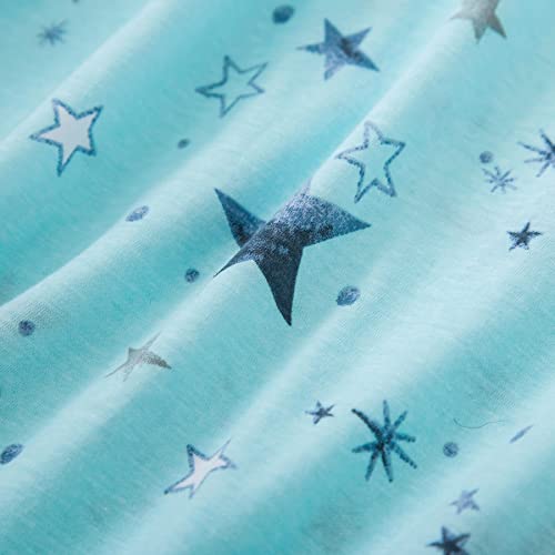 Zando Pajamas For Women Two Piece Lounge Sets Short Sleeve Womens Pajama Sets Soft Capri Pajama Pants Cotton Pjs For Women Set Cute Lounge Pants Comfy Pj Pants Pj Set Green Stars Medium #TOP4