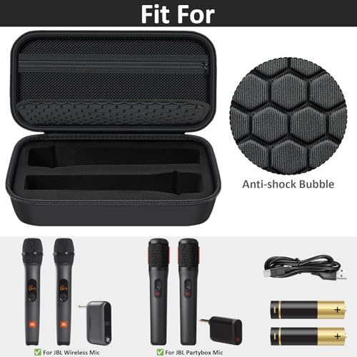 image for Comecase Wireless Microphone Case Compatible with JBL Wireless Two Mic