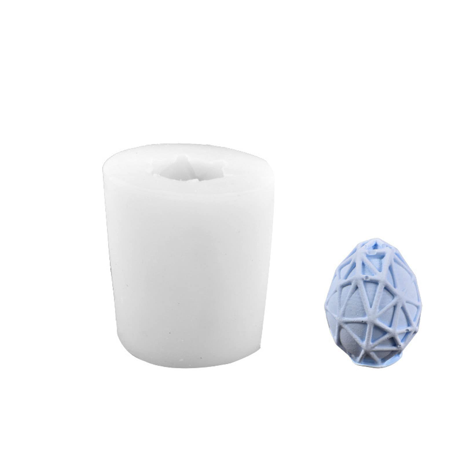 Buxuaaaa C 3D Egg Silicone Soap Mold Easter Day Eggs Fondant Ake Decorating Making Resin Lay Molding Baking Mold