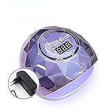 [FÁCIL DE USAR Y DIVERSIÓN DE BRICOLAJE] Lámpara de uñas de gel más conveniente para el curado de gel de uñas o uñas de los pies y fácil de limpiar. Puede ahorrar tiempo y esfuerzo.
