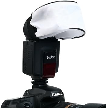 2 Pack Universal Flash Diffuser Mini Fabric Soft Light Flashes Bounce Cap Cover Attachment for Camera Flash Speedlite Unit Head All Brand DSLR Flashgun Speed Lights