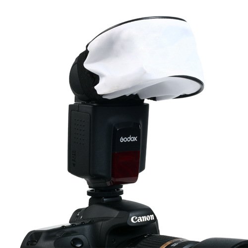 ThtRht 2 Pack Universal Flash Diffuser Mini Fabric Soft Light Flashes Bounce Cap Cover Attachment for Camera Flash Speedlite Unit Head All Brand DSLR Flashgun Speed Lights - Thumbnail 7