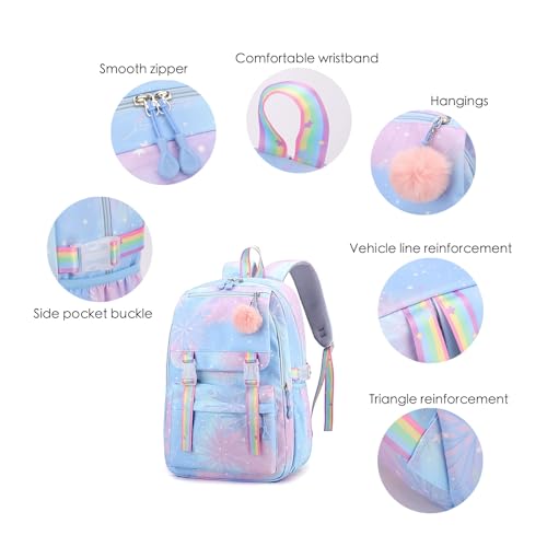 Bolsas escolares Stitch para meninas – Mochila fofa e durável para meninas de 10 anos, mochila escol