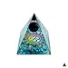 Pyramid for Reiki Healing and Crystal Healing || Vastu Correction || Meditation Pyramid || Natural Crystal Pyramid (OM-TURQUOISE-BALL-PYRAMID-3INCH