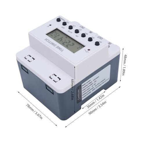 Timer switch programmable rail DIN 60A hebdomadaire pour automatisme - 3