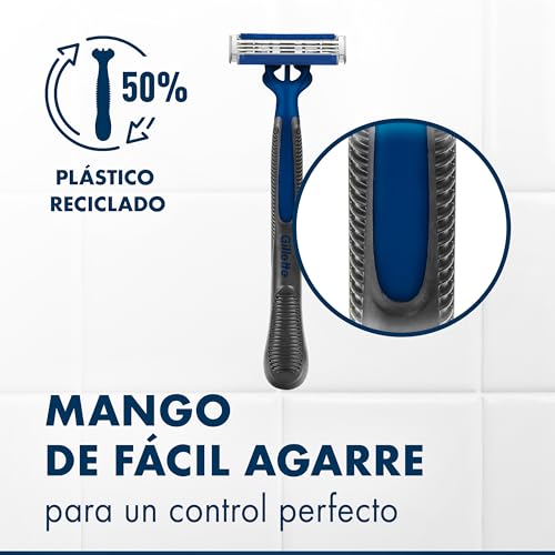 Variante de Gillette maquinilla de afeitar hombre 3 hojas, 16 uds