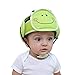 MaNMaNing Baby Helm Baumwoll-Stoßfänger-Schutzkappe für Kinder, die kriechen oder gehen Geschenke Für Babys Jungen (Green, One Size)