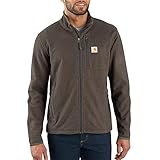 Carhartt Dalton - Forro Polar Con Cremallera Completa, Hombre, Verde Militar Oscuro Jaspeado, L