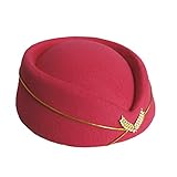 Elegantes Stewardess-Design mit hellen und angenehmen Farben. Perfekt mit Ihrem Kostüm putzt sich.