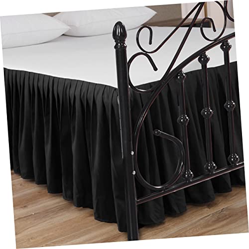 Funda de cama protectora plisada que elimina el desorden visual 8
