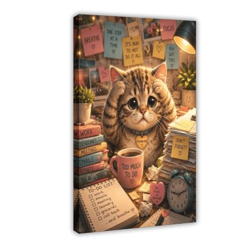 Toile émotions de chat pour créer un salon cosy et chaleureux