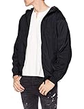 Kapuze mit Kordelzug Diesel Herren J Ethan Casual Kapuzenjacke Schwarz Gr. L, Schwarz