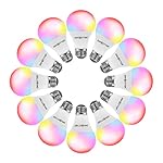 DAYBETTER Tuya Smart Light Bulbs, RGBCW WiFi Color Changing Led Bulbs Compatible with Alexa and Google Home Assistant, A19 E26 9W 800LM Multicolor Led Light Bulb, No Hub Required, Light Bulbs 12 Pack