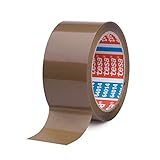 18 rollos KartonProfis tesa 64014 – Cinta adhesiva (18 rollos, 66 m x 50 mm), color marrón