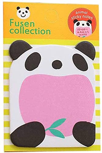 Sticky Notes, 8-Packs Self Sticky Notes, Creative Self-Stick Notes Colorful Super Sticky Notes, Memo Notes for Students, Home, Office -Easy Post and Use (Panda)