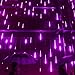 Alkbo® Purple Meteor Shower Rain Lights Waterproof String for Wedding Party Christmas Xmas Decoration Tree Party Garden Xmas String Light Outdoor 8 Tube