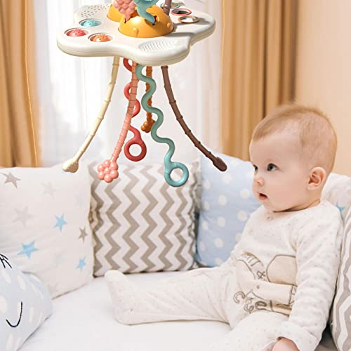 Brinquedos de puxar cordas para bebês - Brinquedos sensoriais para crianças,Brinquedo de atividade d