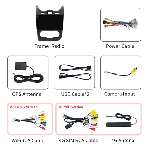 Reproductor de DVD estéreo Android 12 y GPS para coche Renault Sandero 2013-2014 8