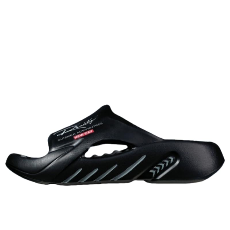 Men's Fashion Outerwear-Inspired Casual Sports Slippers - Non-Slip Thick Sole, Comfortabl…
