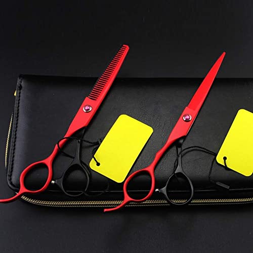 Ciseaux de salon de coiffure pour main gauche ensemble de coupe de cheveux à la maison