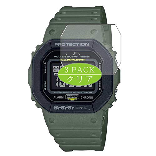 ノーブランド品 VacFun Lot de 3 Film de Protection d'écran, Compatible avec CASIO G-Shock DW5610 DW-5610 Series, Film Protecteur Screen Protector (Non vitre Verre trempé) NewVersion