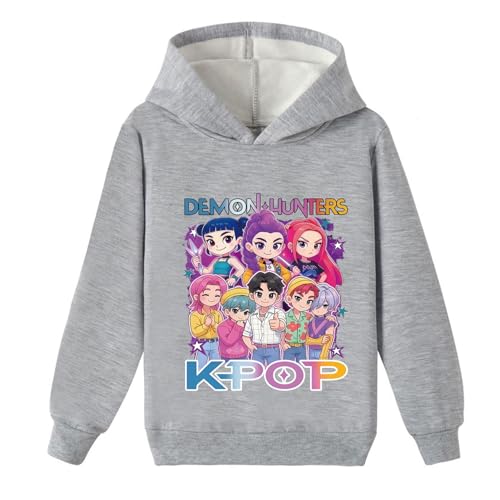 DianShao Huntrix - Sudadera con capucha para niños y niñas, estilo informal Kpop,...