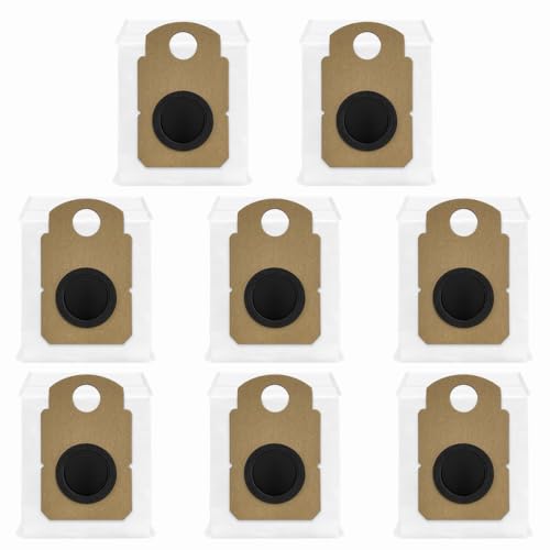Bolsas de repuesto para aspiradora Dyson V10 Konical Dok de vaciado automático, kit de 8 unidades de 2,5 L