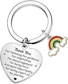 WTOPP Thank You Gift Mentor Appreciation Keyring Gifts Boss Keyring Gift Colleague Leaving Gifts Christmas Birthday Retirement Gift for Mentor