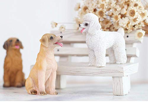 Adornos de jardín resistentes al clima: estatuas de caniche para un patio con vida 3
