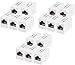 iMBAPrice Premium RJ45 Coupler - (Pack of 15) Cat6 Ethernet Cable Extender Female to Female Straight Modular Inline Coupler