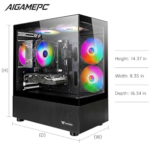 Prebuilt Gaming PC , AMD Ryzen 7 5700X, GeForce RTX 5060 Desktop, 1TB SSD — photo 5 of 6