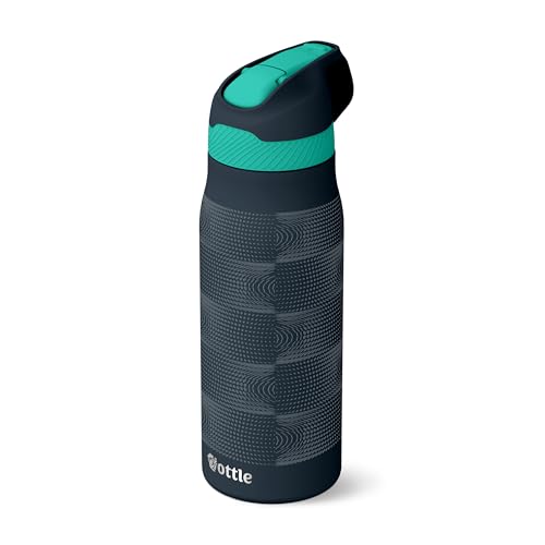 Ottle Cove Cruiser Stainless Steel Water Bottle - 24 oz Insulated Flask with Leak Proof Lid BPA-Free...