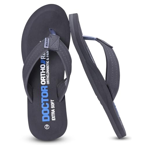 Image of DOCTOR EXTRA SOFT Thong Arch Support Ortho Slippers for Women|Orthopedic Diabetic & Stylish|Lightweight Comfortable & Casual|Pregnancy Anti-Skid Bedroom Daily Use House Flip-Flops Ladies & Girls D-15